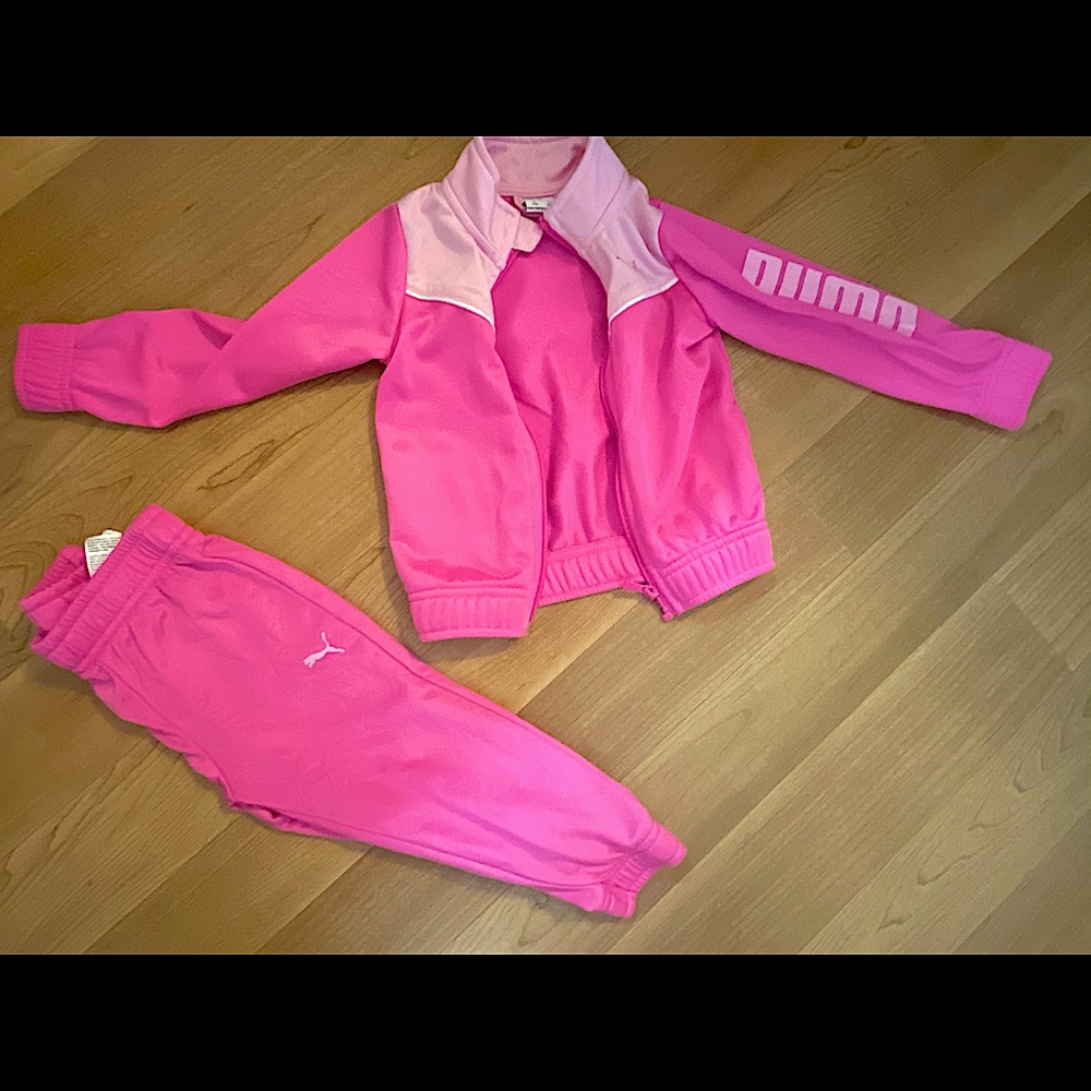 24m Pink Puma tracksuit
